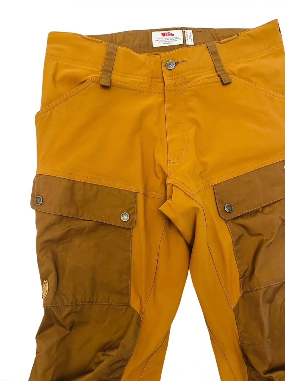 Fjallraven Keb Trouser Pants Cargo Mens 30-31” Timber Brown Chestnut